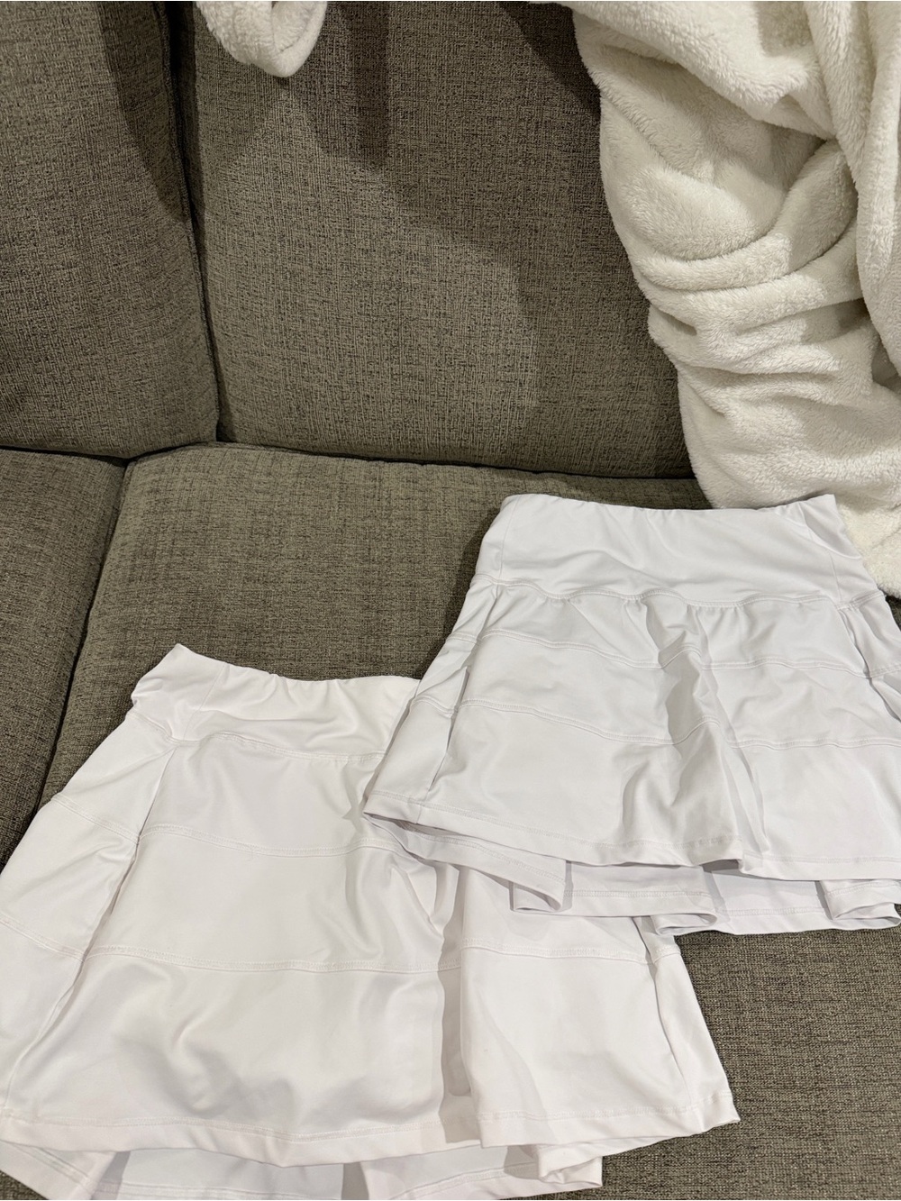 White Athletic Skirt Amazon